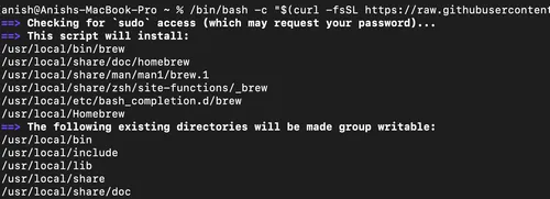 How to install homebrew (brew) on M1 Mac ?