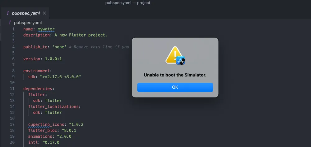 How to solve "Unable to boot the Simulator" Flutter: Xcode error ?