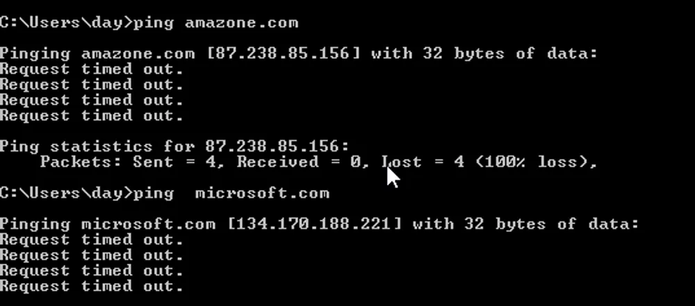 Why can I not ping website on hosted in AWS EC2 instance ?